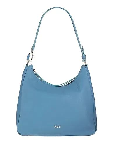 Pastel blue Leather Shoulder bag