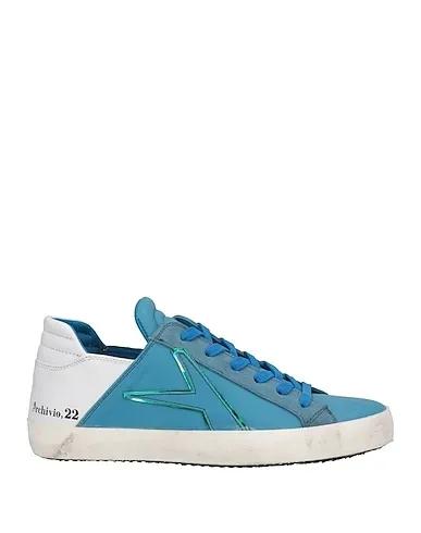 Pastel blue Leather Sneakers