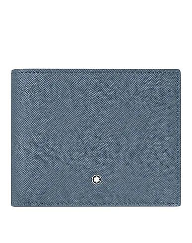Pastel blue Leather Wallet