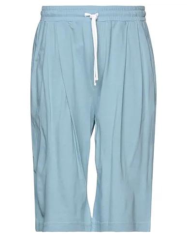 Pastel blue Piqué Shorts & Bermuda