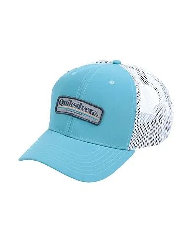 Pastel blue Plain weave Hat QS Cappellino Stern Catch
