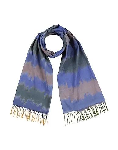 Pastel blue Plain weave Scarves and foulards