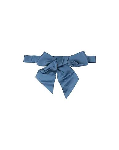 Pastel blue Satin High-waist belt