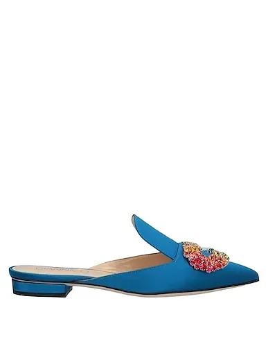 Pastel blue Satin Mules and clogs