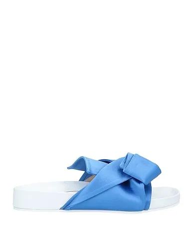 Pastel blue Satin Sandals