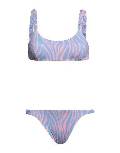 Pastel blue Synthetic fabric Bikini