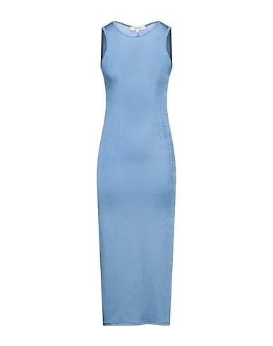Pastel blue Synthetic fabric Midi dress