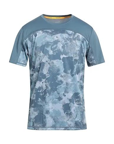 Pastel blue Synthetic fabric T-shirt