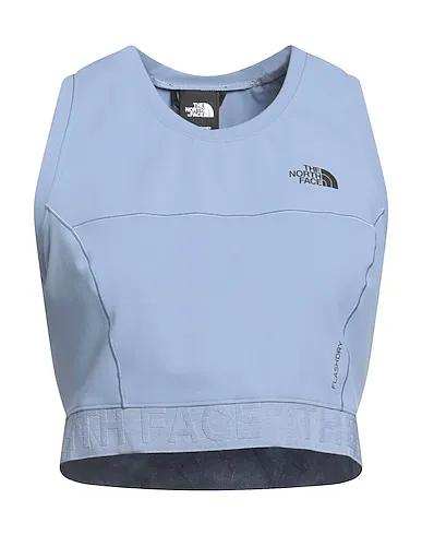 Pastel blue Synthetic fabric Top