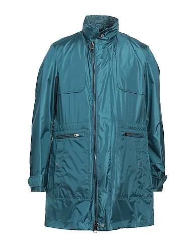 Pastel blue Techno fabric Full-length jacket