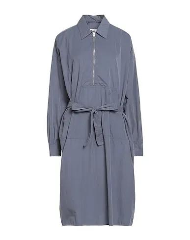 Pastel blue Techno fabric Midi dress