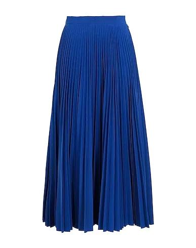 Pastel blue Techno fabric Midi skirt