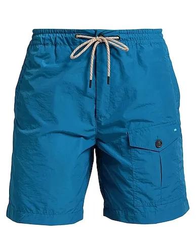 Pastel blue Techno fabric Swim shorts