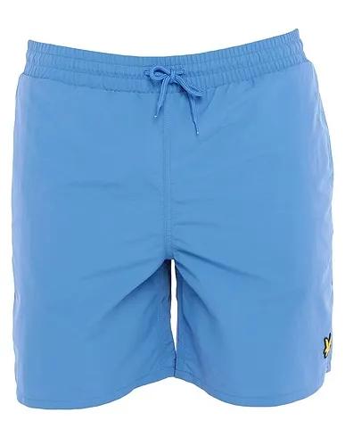 Pastel blue Techno fabric Swim shorts