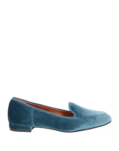 Pastel blue Velvet Loafers