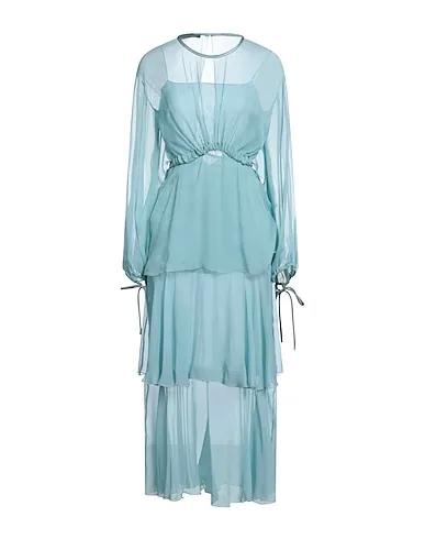 Pastel blue Voile Long dress