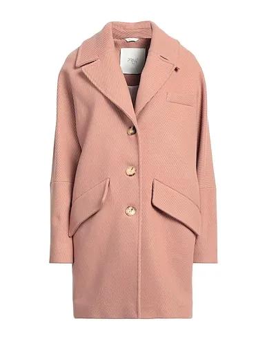 Pastel pink Boiled wool Coat