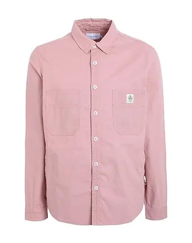 Pastel pink Canvas Solid color shirt