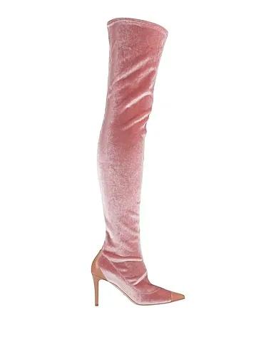 Pastel pink Chenille Boots