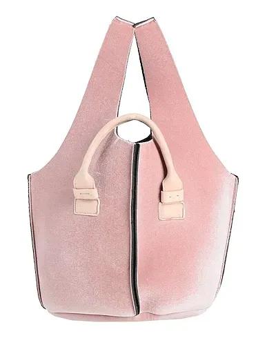 Pastel pink Chenille Handbag