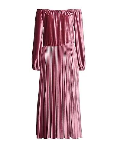 Pastel pink Chenille Long dress