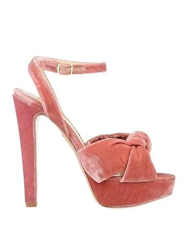 Pastel pink Chenille Sandals