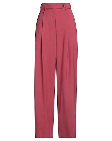 Pastel pink Cool wool Casual pants