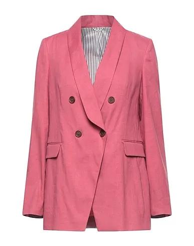 Pastel pink Cotton twill Blazer