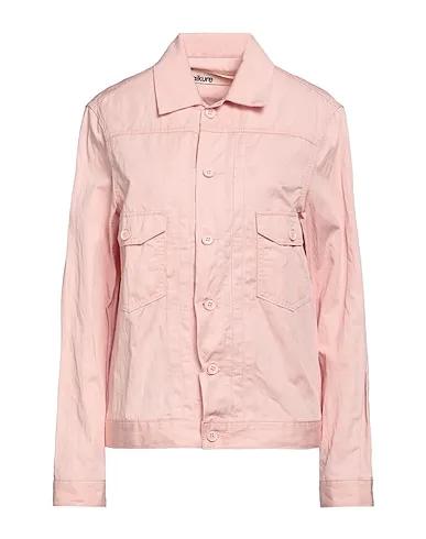 Pastel pink Cotton twill Jacket