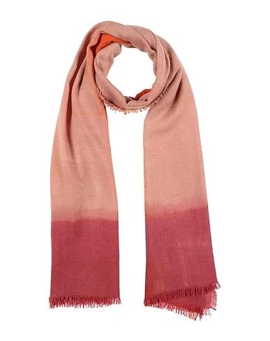 Pastel pink Cotton twill Scarves and foulards