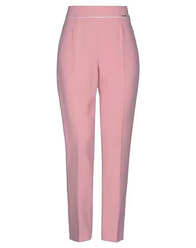 Pastel pink Crêpe Casual pants