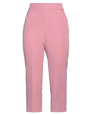 Pastel pink Crêpe Cropped pants & culottes