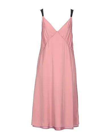 Pastel pink Crêpe Midi dress
