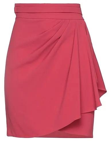 Pastel pink Crêpe Mini skirt