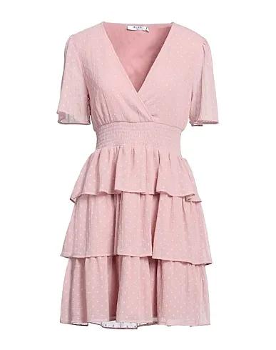 Pastel pink Crêpe Short dress