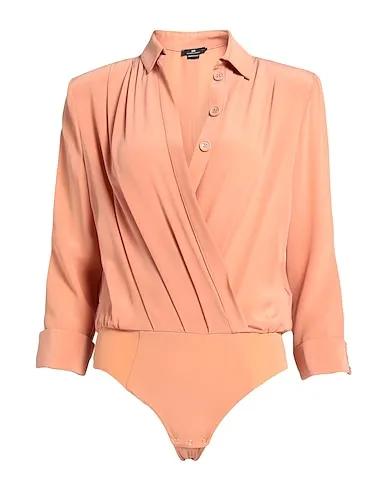 Pastel pink Crêpe Silk shirts & blouses
