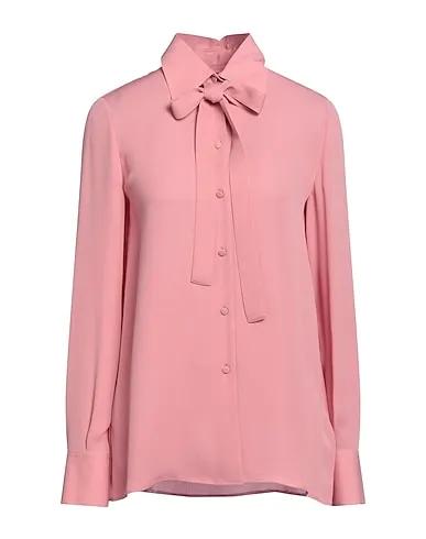 Pastel pink Crêpe Silk shirts & blouses