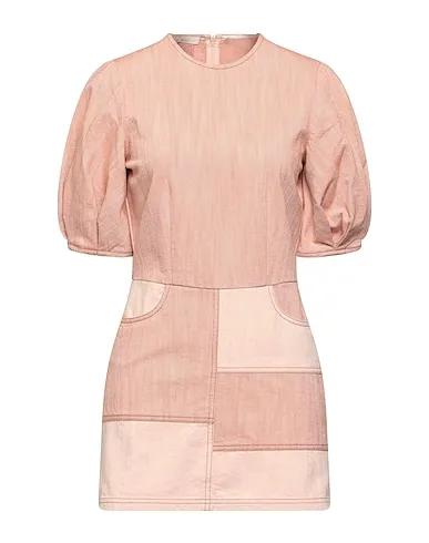 Pastel pink Denim Denim dress