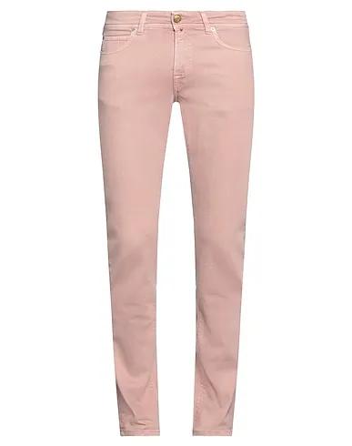 Pastel pink Denim Denim pants