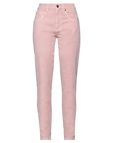 Pastel pink Denim Denim pants