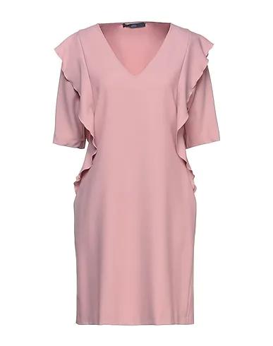 Pastel pink Flannel Short dress