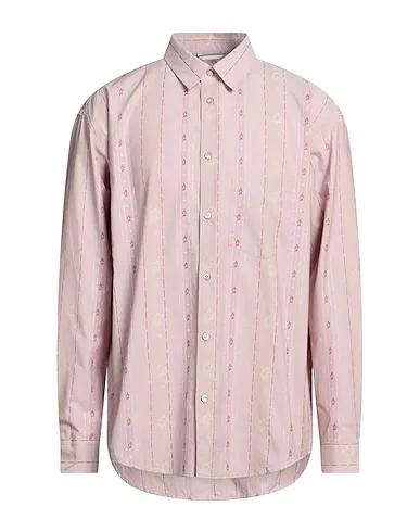 Pastel pink Jacquard Patterned shirt