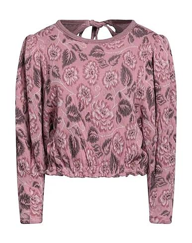 Pastel pink Jacquard Sweatshirt