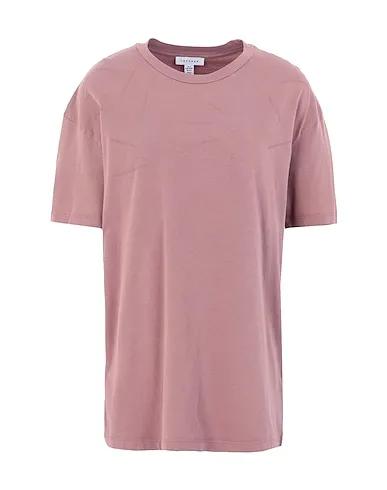 Pastel pink Jersey Basic T-shirt  WS DISTRESSED TEE
