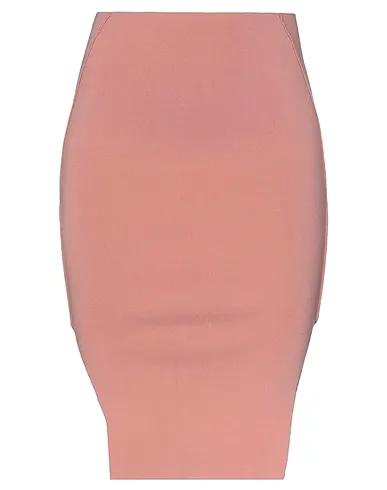 Pastel pink Jersey Midi skirt
