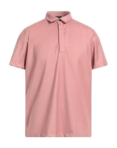 Pastel pink Jersey Polo shirt