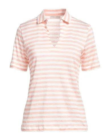 Pastel pink Jersey Polo shirt