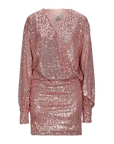 Pastel pink Jersey Sequin dress