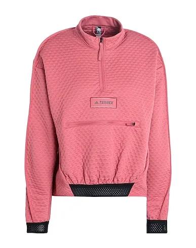 Pastel pink Jersey Sweatshirt W Utilitas FZ F
