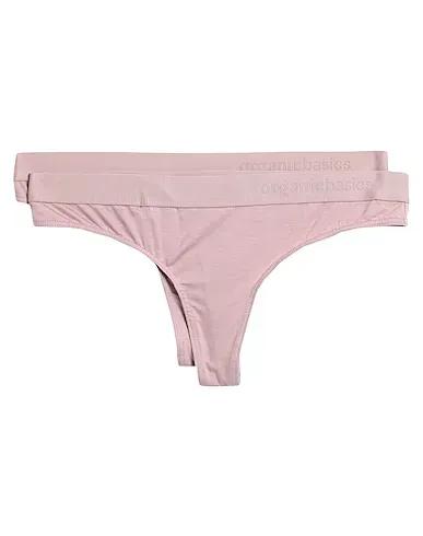 Pastel pink Jersey Thongs TENCEL™ LITE TANGA 2-PACK
